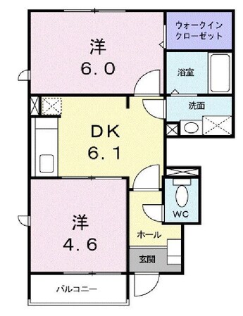 プラートIIの物件間取画像